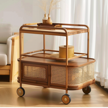 Small cart, advanced medical hairdressing, mobile storage rack, plastic surgery care instrument, hand-pushed tool cart - Image 8