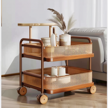 Small cart, advanced medical hairdressing, mobile storage rack, plastic surgery care instrument, hand-pushed tool cart - Image 4