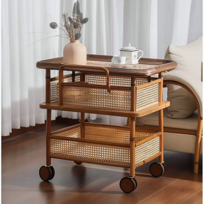Small cart, advanced medical hairdressing, mobile storage rack, plastic surgery care instrument, hand-pushed tool cart - Image 9