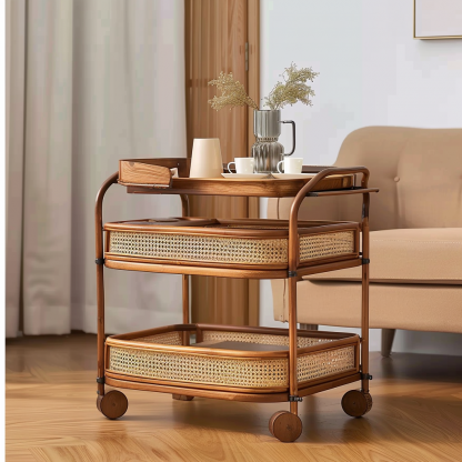 Small cart, advanced medical hairdressing, mobile storage rack, plastic surgery care instrument, hand-pushed tool cart - Image 6
