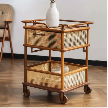 Small cart, advanced medical hairdressing, mobile storage rack, plastic surgery care instrument, hand-pushed tool cart - Image 9