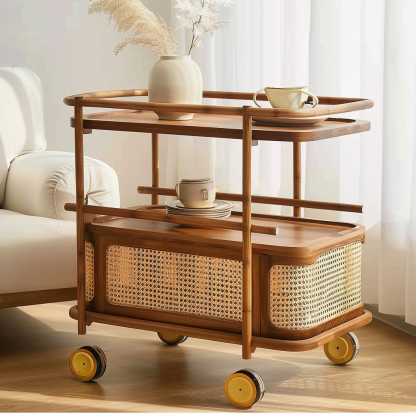 Small cart, advanced medical hairdressing, mobile storage rack, plastic surgery care instrument, hand-pushed tool cart - Image 5