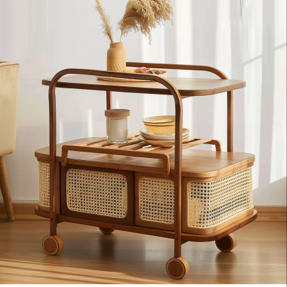 Small cart, advanced medical hairdressing, mobile storage rack, plastic surgery care instrument, hand-pushed tool cart - Image 4