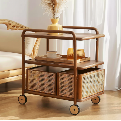 Small cart, advanced medical hairdressing, mobile storage rack, plastic surgery care instrument, hand-pushed tool cart - Image 2