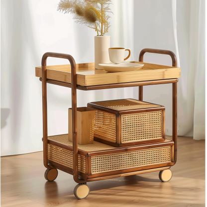 Small cart, advanced medical hairdressing, mobile storage rack, plastic surgery care instrument, hand-pushed tool cart - Image 5