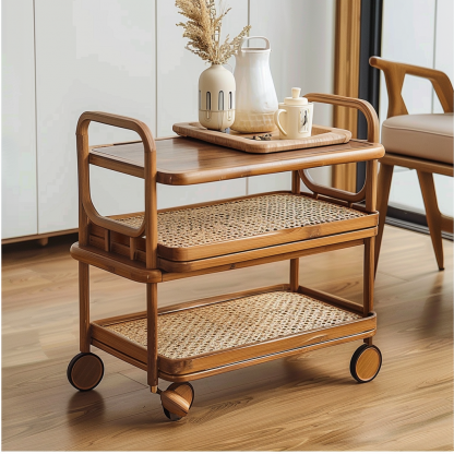 Small cart, advanced medical hairdressing, mobile storage rack, plastic surgery care instrument, hand-pushed tool cart - Image 2