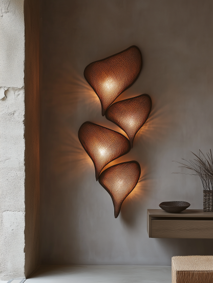 Japanese Zen-style lighting fixtures, wabi-sabi homestay living room and tea room retro lamps, bedroom simple, individual and creative bedside and wall lamps - Image 3