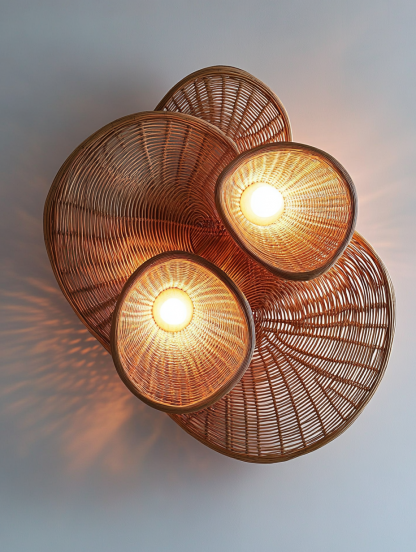 Japanese Zen-style lighting fixtures, wabi-sabi homestay living room and tea room retro lamps, bedroom simple, individual and creative bedside and wall lamps - Image 5