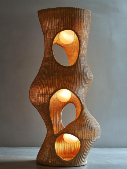 Creative abstract solid wood sculpture ornaments in the hotel lobby, high-end model room, living room and entrance hall wood carving decorative artworks