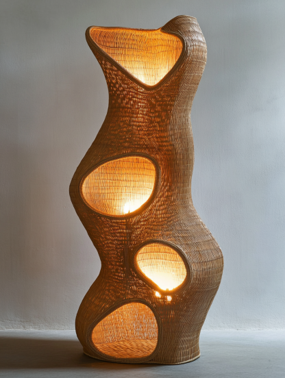 Creative abstract solid wood sculpture ornaments in the hotel lobby, high-end model room, living room and entrance hall wood carving decorative artworks - Image 7