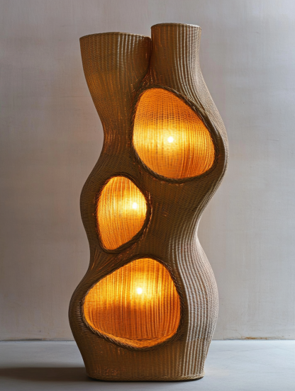 Creative abstract solid wood sculpture ornaments in the hotel lobby, high-end model room, living room and entrance hall wood carving decorative artworks - Image 2