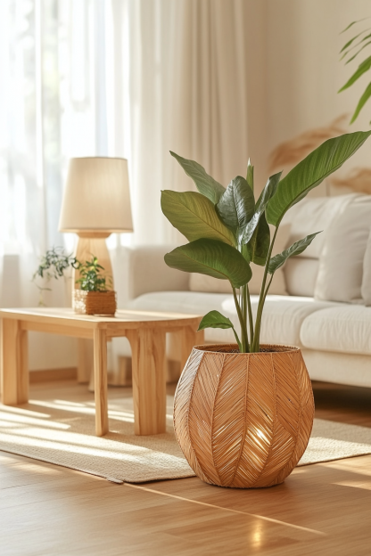 Wabi-sabi style bamboo and rattan chandelier, Zen tea room, homestay designer, living room, bedroom, dining room, retro Japanese personality - Image 7