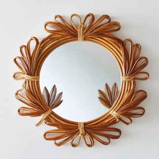 Medieval bathroom mirror decorative mirror, bedroom American-style minimalist washbasin mirror, artistic makeup mirror