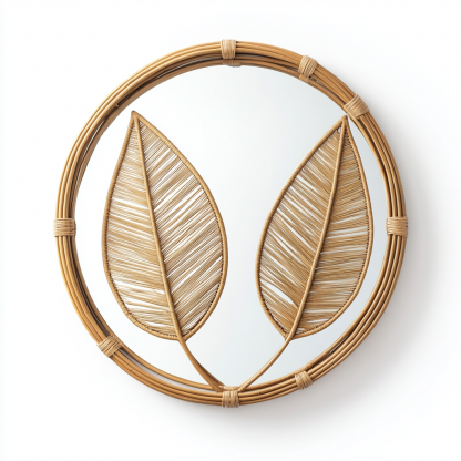 Medieval bathroom mirror decorative mirror, bedroom American-style minimalist washbasin mirror, artistic makeup mirror - Image 4