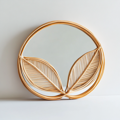 Chinese-style retro makeup mirror, French bedroom mirror with light, smart anti-fog wall-mounted mirror, water drop bathroom mirror - Image 5