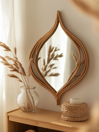 10 popular retro copper and gold living rooms, French bedrooms, shops and hotels, stainless steel makeup mirrors - Image 3