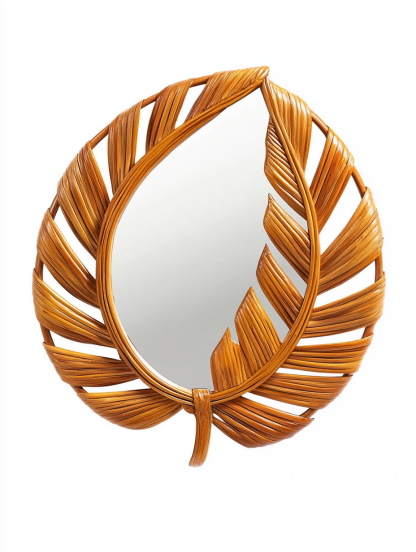 Chinese-style retro makeup mirror, French bedroom mirror with light, smart anti-fog wall-mounted mirror, water drop bathroom mirror - Image 8