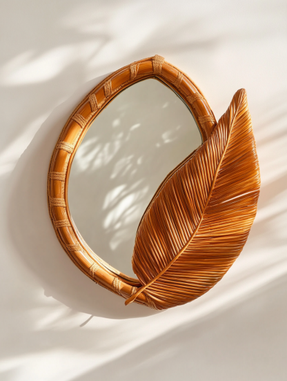 Makeup mirror with hanging, retractable, light lamp, round O-shaped, light luxury European-style hanging piece by the bedside, creative living room, hotel entrance - Image 2