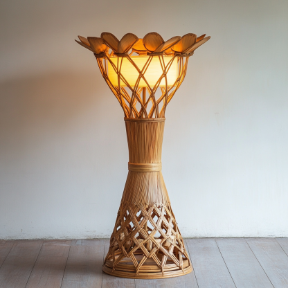 Nordic-style entrance hall, living room, floor lamp, long corridor, interior decorative items and ornaments art - Image 8