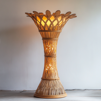 Nordic-style entrance hall, living room, floor lamp, long corridor, interior decorative items and ornaments art - Image 6