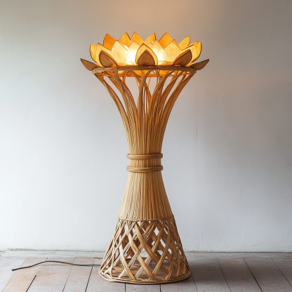 Nordic-style entrance hall, living room, floor lamp, long corridor, interior decorative items and ornaments art - Image 9