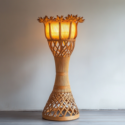 Nordic-style entrance hall, living room, floor lamp, long corridor, interior decorative items and ornaments art - Image 5