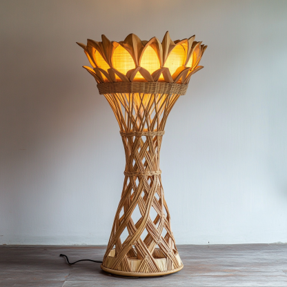 Nordic-style entrance hall, living room, floor lamp, long corridor, interior decorative items and ornaments art - Image 4