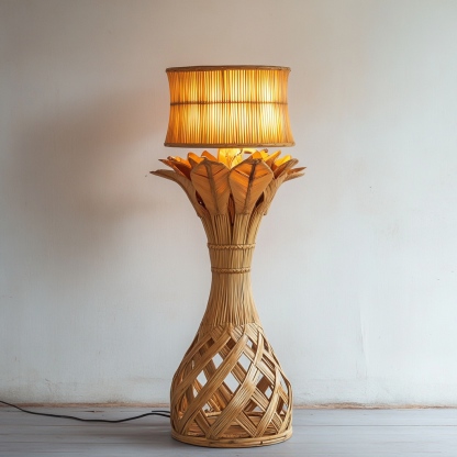 Nordic-style entrance hall, living room, floor lamp, long corridor, interior decorative items and ornaments art - Image 2