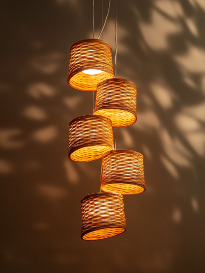 Simple long strip chandelier, bedroom, dining room, homestay, hotel decoration, bedside, living room ornament, study - Image 9