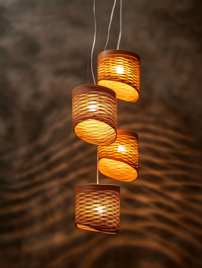 Simple long strip chandelier, bedroom, dining room, homestay, hotel decoration, bedside, living room ornament, study - Image 7
