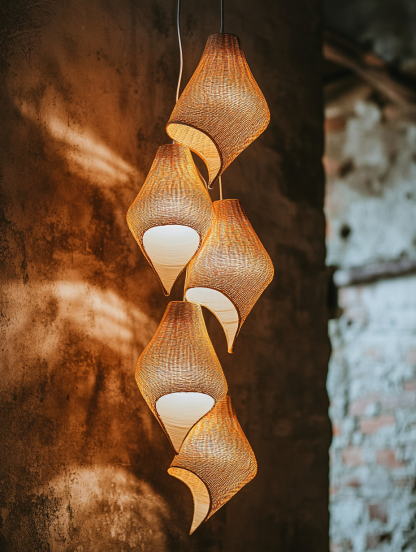 Simple long strip chandelier, bedroom, dining room, homestay, hotel decoration, bedside, living room ornament, study - Image 9