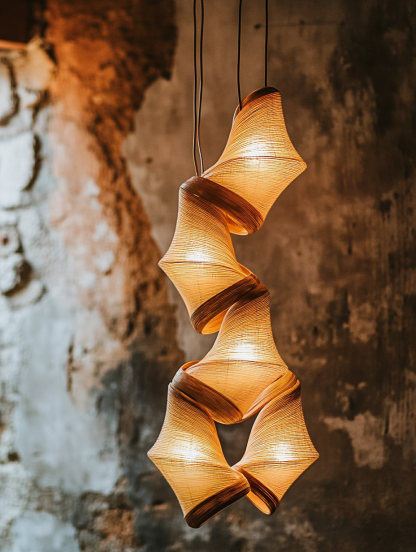 Simple long strip chandelier, bedroom, dining room, homestay, hotel decoration, bedside, living room ornament, study - Image 8