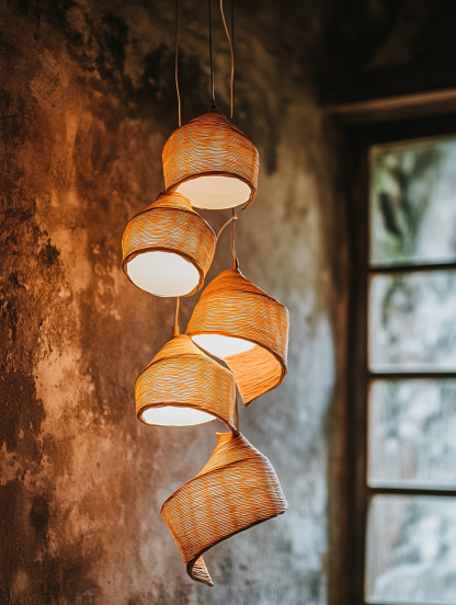 Simple long strip chandelier, bedroom, dining room, homestay, hotel decoration, bedside, living room ornament, study - Image 7