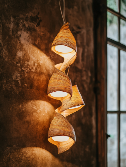 Simple long strip chandelier, bedroom, dining room, homestay, hotel decoration, bedside, living room ornament, study - Image 6