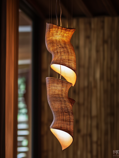 Simple long strip chandelier, bedroom, dining room, homestay, hotel decoration, bedside, living room ornament, study - Image 3