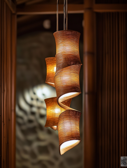 Simple long strip chandelier, bedroom, dining room, homestay, hotel decoration, bedside, living room ornament, study - Image 2