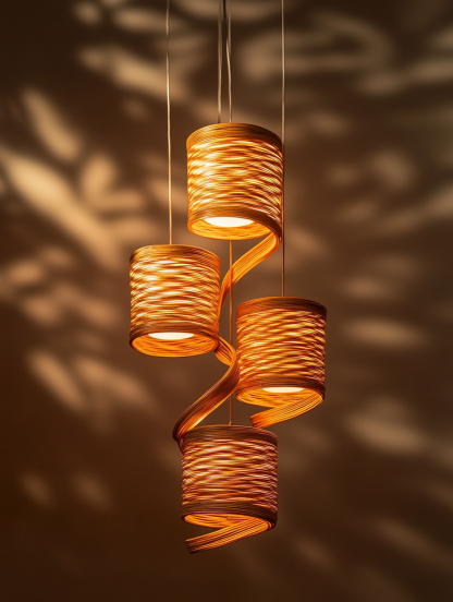 American industrial retro style hemp rope chandelier, coffee shop, clothing store, personalized and creative dining table, restaurant bar counter dining chandelier - Image 8
