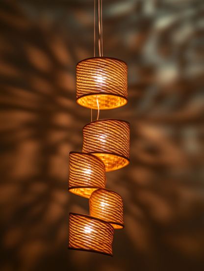American industrial retro style hemp rope chandelier, coffee shop, clothing store, personalized and creative dining table, restaurant bar counter dining chandelier