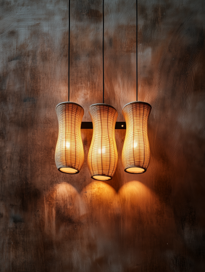 Southeast Asian restaurant chandelier 2025 new style, catering and hotel, tea room bar counter, homestay rattan lamps - Image 2