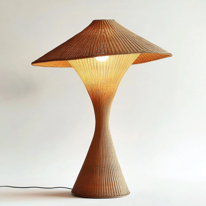 Wabi-sabi floor lamps, rattan weaving, guest bedroom, handcrafted restaurant, tea room, coffee shop decoration, retro Japanese hotel - Image 9