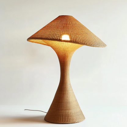 Wabi-sabi floor lamps, rattan weaving, guest bedroom, handcrafted restaurant, tea room, coffee shop decoration, retro Japanese hotel - Image 8