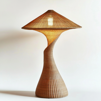 Wabi-sabi floor lamps, rattan weaving, guest bedroom, handcrafted restaurant, tea room, coffee shop decoration, retro Japanese hotel - Image 6