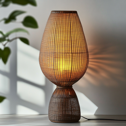 Wabi-sabi style floor lamp, living room sofa, bedroom bedside lamp, homestay hotel, homestay decorative lamp - Image 8