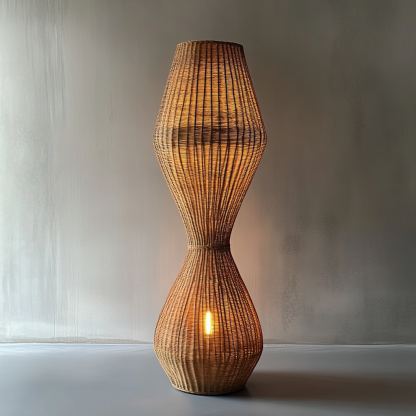 Wabi-sabi style floor lamps, homestay atmosphere, fabric restaurant, living room, Japanese retro hotel, rattan tea room, commercial tea house - Image 7