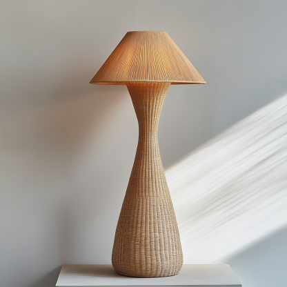 Wabi-sabi style floor lamp, hemp rope, Zen-inspired designer's creative homestay, living room sofa side, bedroom atmosphere standing lamp - Image 8