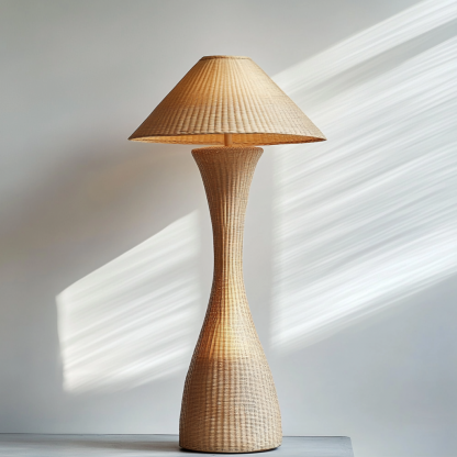 Wabi-sabi style floor lamp, hemp rope, Zen-inspired designer's creative homestay, living room sofa side, bedroom atmosphere standing lamp - Image 7