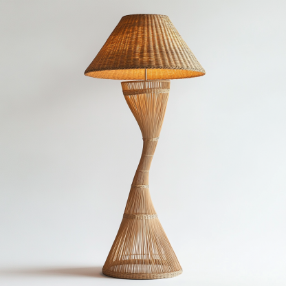 Bamboo woven chandelier, bamboo art Zen-inspired tea room, Chinese restaurant, homestay, Japanese rattan woven lantern, retro creative art lampshade - Image 7