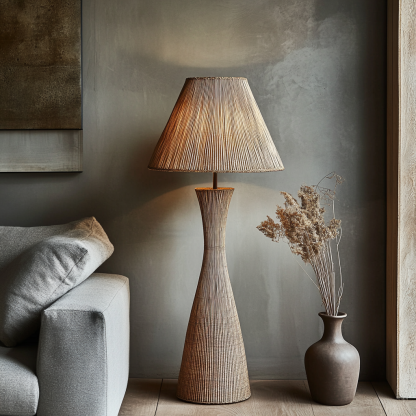 10 Wabi-sabi floor lamps, Nordic living room, sofa next to the entrance, bedroom, bedside lamps, homestay, Zen tea room - Image 7