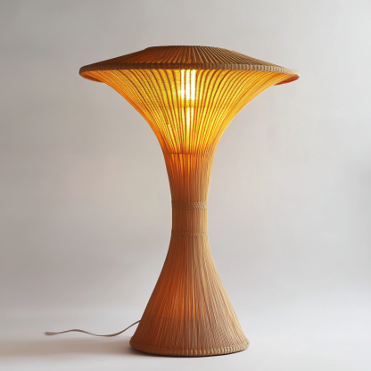 Bamboo woven chandelier, bamboo art Zen-inspired tea room, Chinese restaurant, homestay, Japanese rattan woven lantern, retro creative art lampshade - Image 9