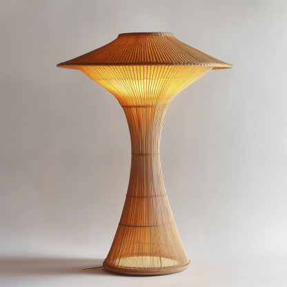 Bamboo woven chandelier, bamboo art Zen-inspired tea room, Chinese restaurant, homestay, Japanese rattan woven lantern, retro creative art lampshade - Image 7